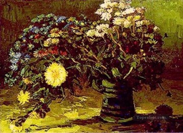 Vase with Daisies Vincent van Gogh Oil Paintings